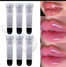 6pcs Moisturizing Lip Oil - This Moisturizing And Glossy Lip Oil Is Transparent,