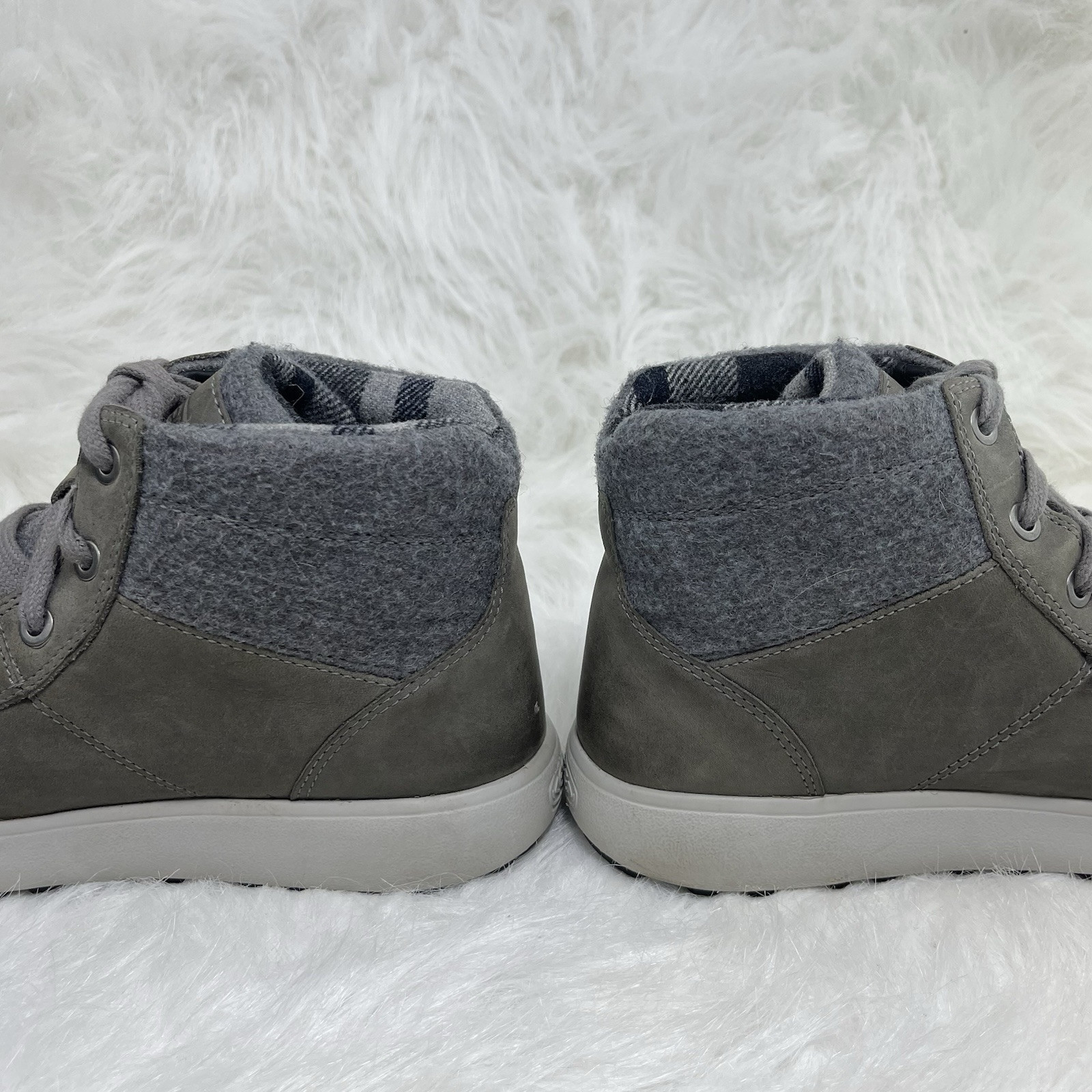 Scarpe KEEN donna 7 Elena Mid sneakers grigio pelle stringate casual 1022034
