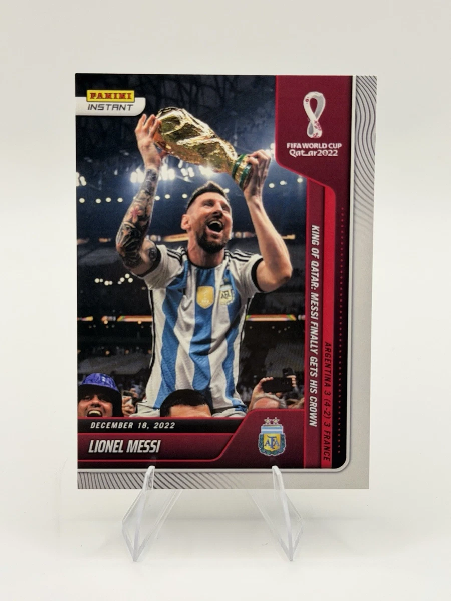 Panini Instant FIFA World Cup Qatar Lionel Messi #118 Trading Card