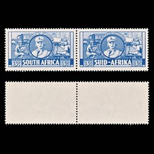 8722: South Africa SG91 2*3d Blue 1941 Sc#85 Mi145-146 Mint MNH C£20