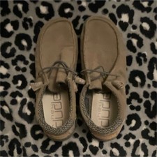 Hey Dude Wally Corduroy Tan Men's Comfort Slip-On Shoes US 10 UK 9 EU 43