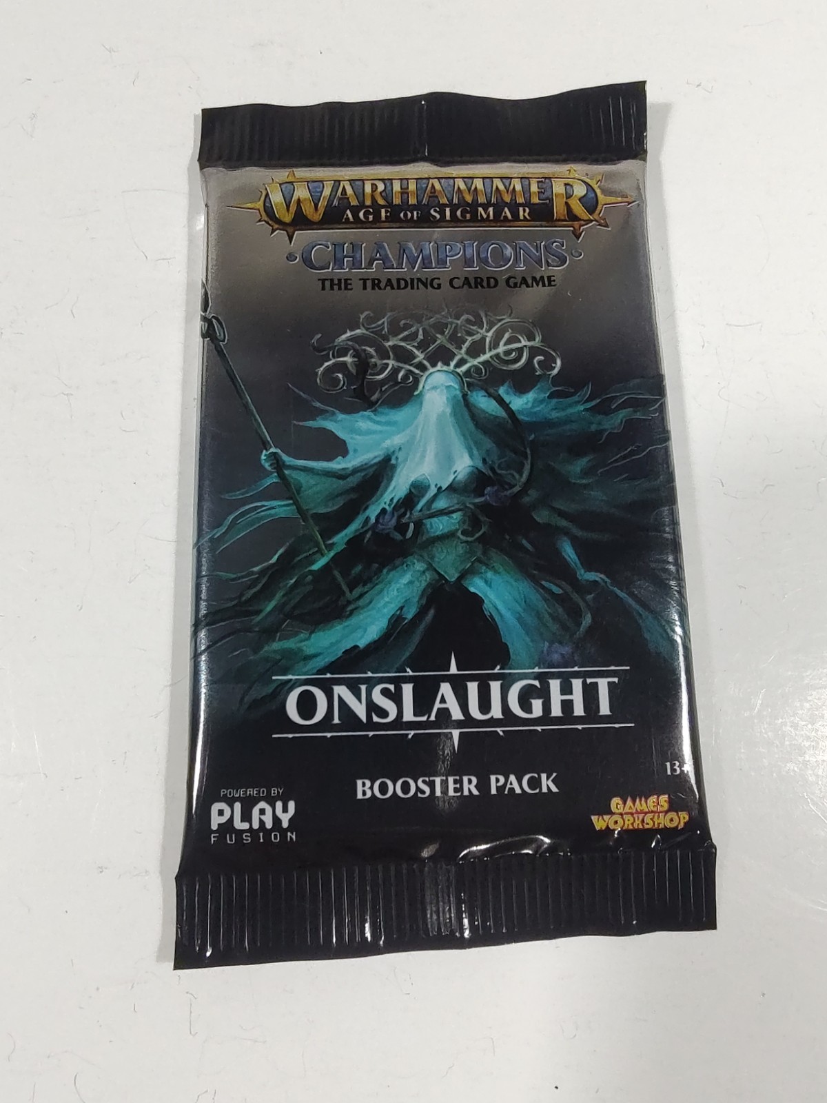 2018 Warhammer Age of Sigmar Champions TCG Onslaught Booster Pack FACTORY SEALED