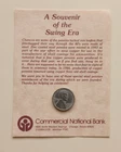 Vintage Steel Wheat Penny 1943 collectible “Souvenir of the Swing Era”  Lincoln