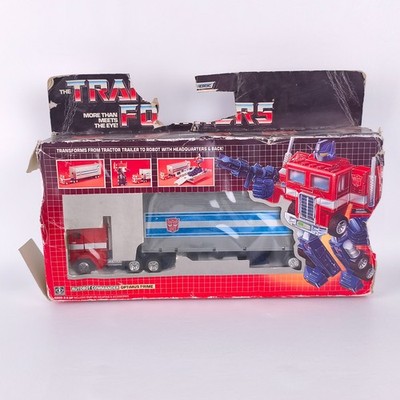 Transformers Optimus Prime Complete G1 Vintage MIB In Box Autobot Leader