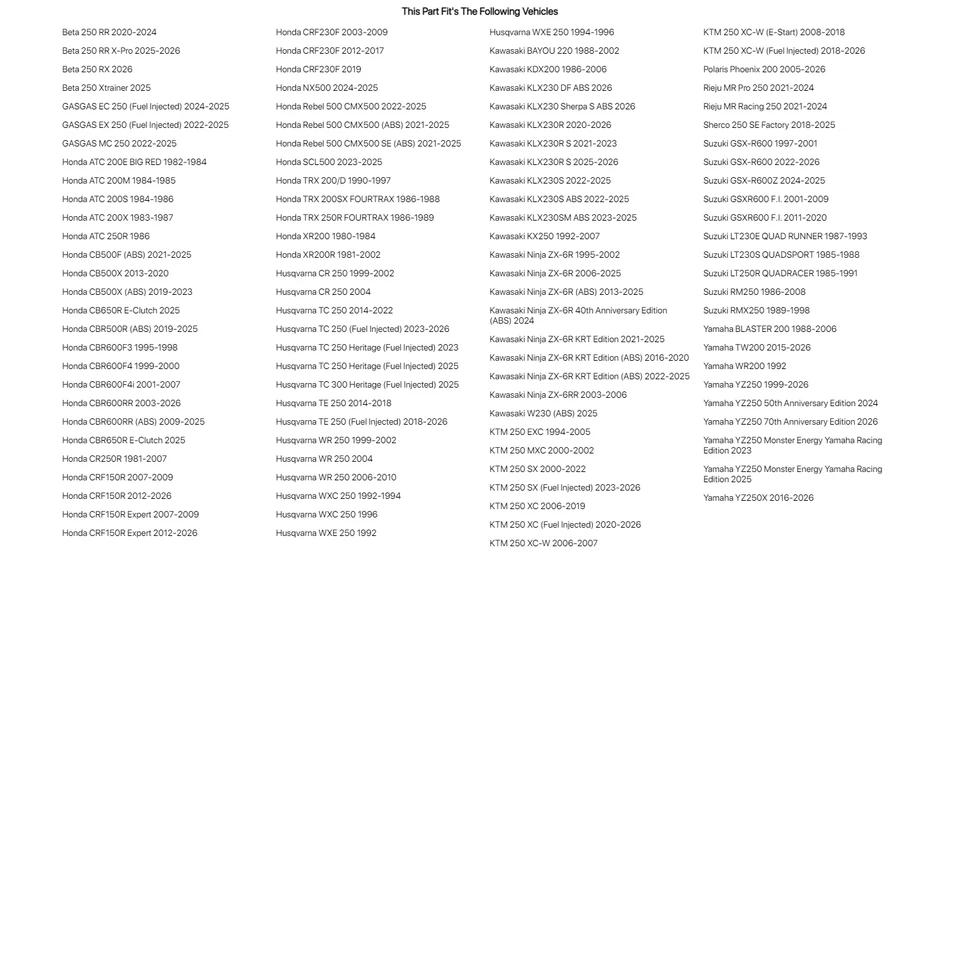 Tusk Flexible Cylinder Hone 65-67mm For Husqvarna CR 250 1999-2002,2004 - Image 2 of 2