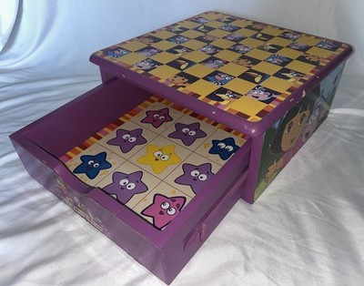 2006 Dora The Explorer Wooden Game Box - CHEST ONLY, No Pieces | eBay