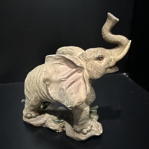 Lucky Raised Trunk Up Elephant Figurine - Picture 1 of 20