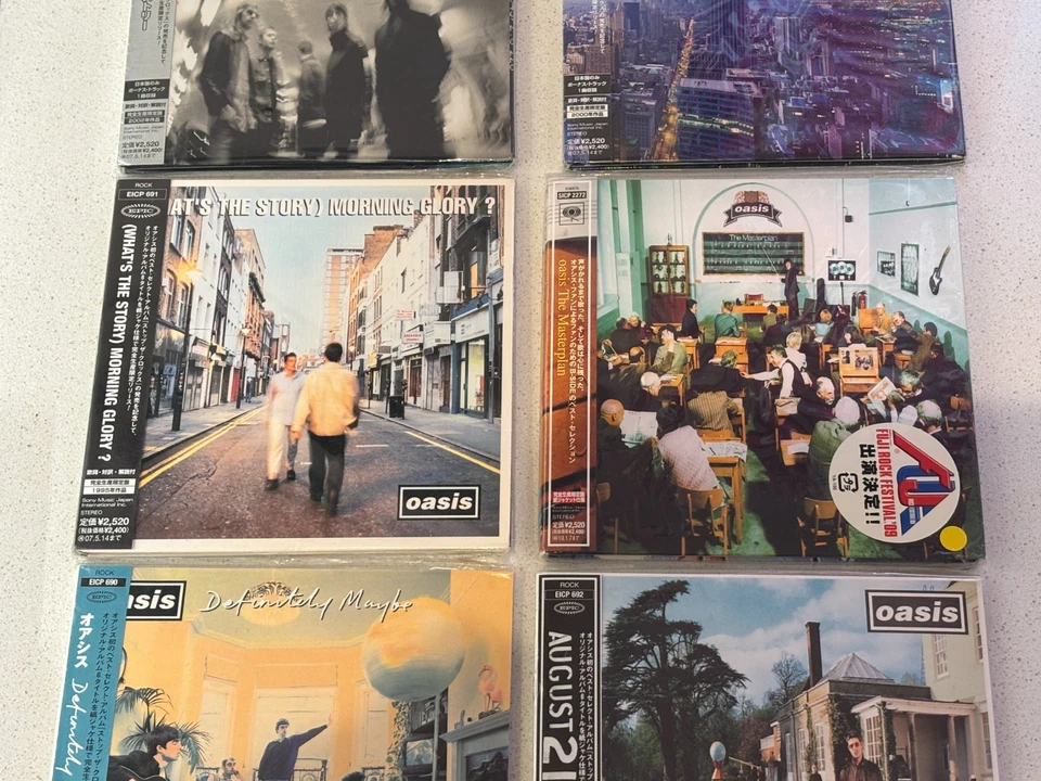 Rare Oasis Japan Release Album Collection - 7 x Albums - Mint w/ OBI Strips Foto 3 de 4