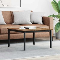 Couchtisch Altholz 80 X 80 X 45 Cm Holzwerkstoff