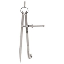 KS TOOLS Pr&auml;zisions-Feder-Spitzzirkel mit Bleistifthalter - 300.0411