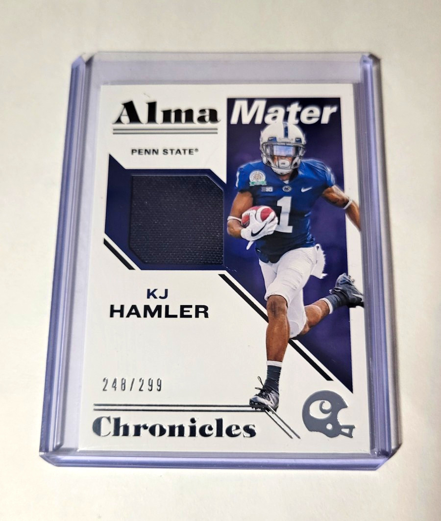 KJ Hamler Panini Chronicles Draft Picks Alma Mater Materials #15 Base