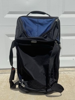 eBags Mother Lode 27'' Wheeled Carry-On Rolling Duffel - Black/Blue