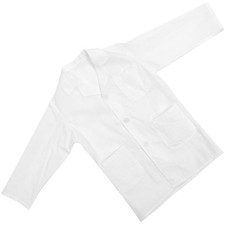 Washable Kids Costume Lovely Scientist Coat White Scientist Clothes Children