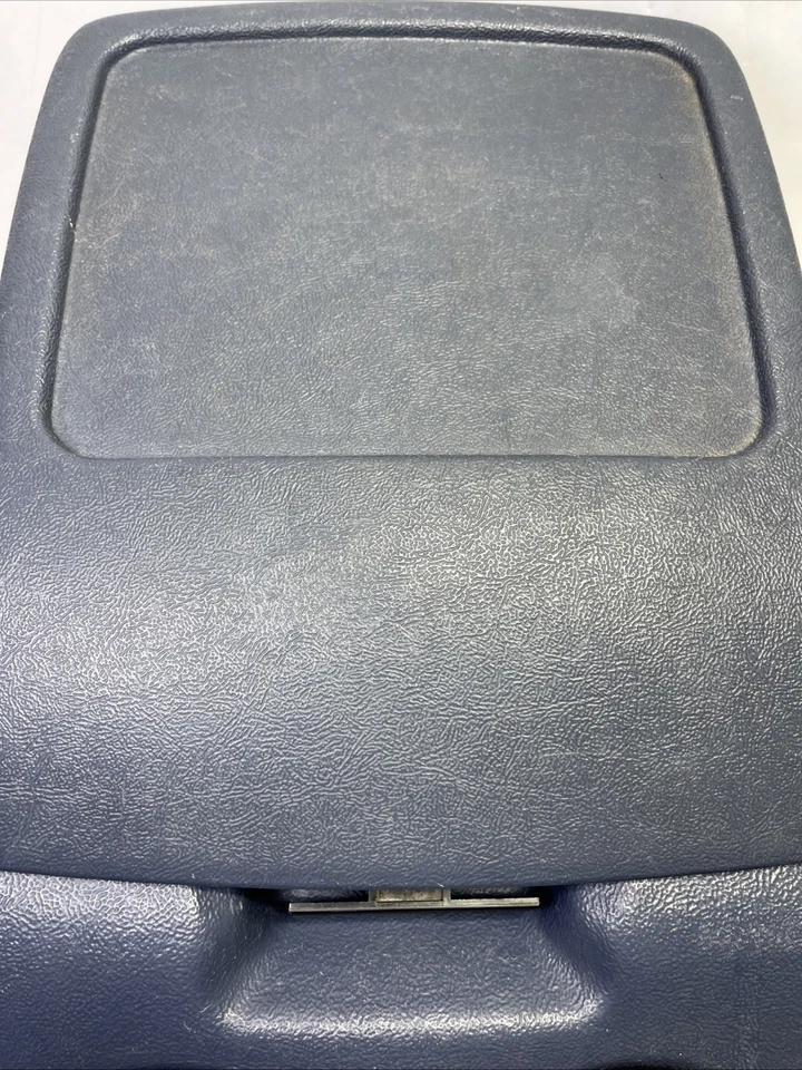 1992-1996 Ford F-150 F-250 Bronco Center Console With Bolts BLUE OEM - Image 4 of 4