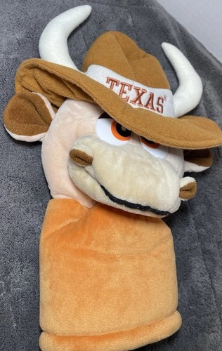 Texas Longhorns Golf Club Driver Headcover Bevo Mascot Oversize Horns - Picture 3 of 9