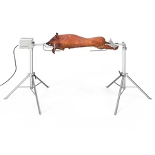 Rotisserie Grill Kit, Electric Rotisserie Grill 176 Lbs Capacity, 46 Pig Lamb