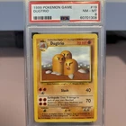Pokémon Wizards Dugtrio Base Set Unlimited 19/102 Uncommon English 1999 PSA 8