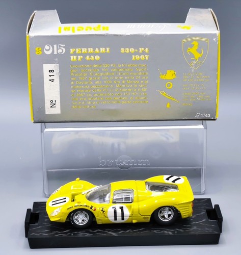 1:43 Brumm Ferrari 330 P4 HP 450 1967 Le Mans Scuderia Francorchamps