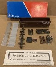 E&C Shops HO SSW #67796 Hi Cube DBL Door 50' Boxcar Kit 1206-4