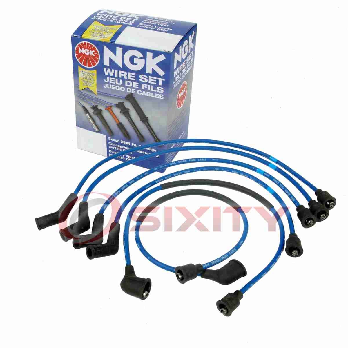 NGK 8172 RC-ZE97A Spark Plug Wire Set for CH446 CH420 96412 9442 9077 86412 fx