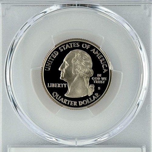 Maine Quarter PR70DCAM 2003-S PCGS Clad Best Top Grade 25c ME State Flag Label - Picture 5 of 8