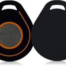 Silicone Cover Compatible with Motorcycle Key - Protective Soft black / orange