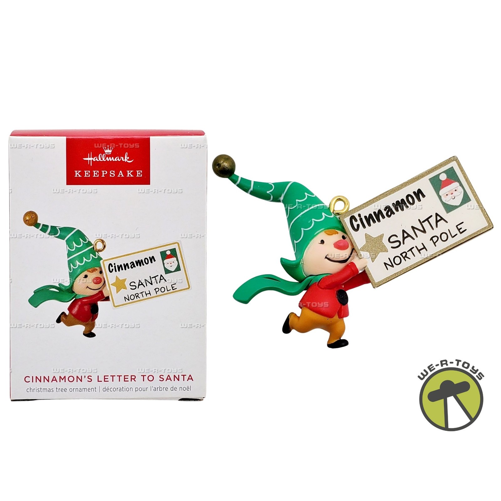 Hallmark Keepsake Ornament Gnome for Christmas Cinnamon's Letter to Santa 2023