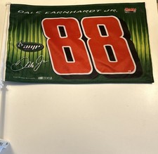 Dale Earnhardt Jr. #88 NASCAR Car Window Flag &ndash; Good Condition &ndash; Fan Collectible