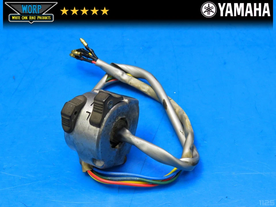 1974 YAMAHA TY250 TRIAL 250 LEFT HAND SWITCH HEADLIGHT HIGH LOW ~ OEM 74-77 - Image 3 of 4