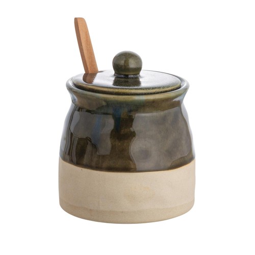 Kitchen Storage, 3.8"L x 3.8"W x 4.4"H, Green - Picture 2 of 7