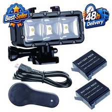 Waterproof High Power Underwater Light for GoPro Hero 13 12 11 10 9 8 7 6 5