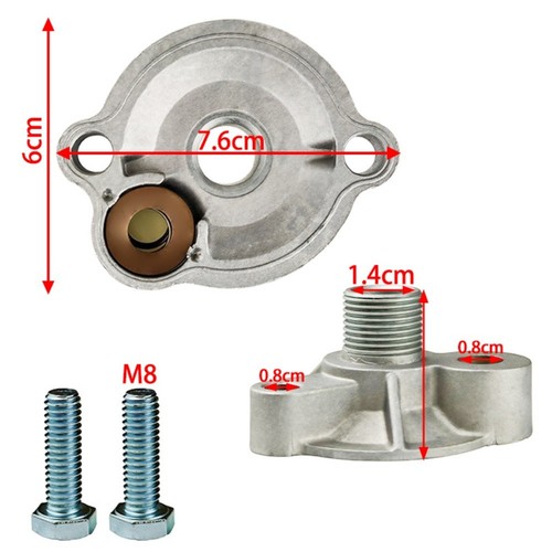 High Strength Oil Filter Adapter for Chevy Small Block 305 327 350 383 400 - Picture 2 of 9