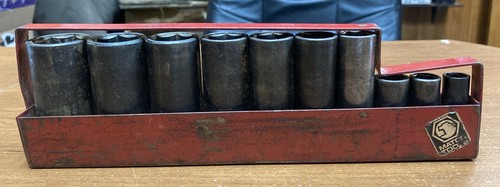 Matco Tools 3/8 Drive Deep Impact Socket Set 6 point 10 piece BDP 3/8 thru 15/16