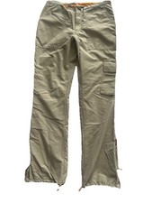 Vtg Y2K Abercrombie  Fitch Women  s Military Pants Tan Size 8 AFC100-30-P-939