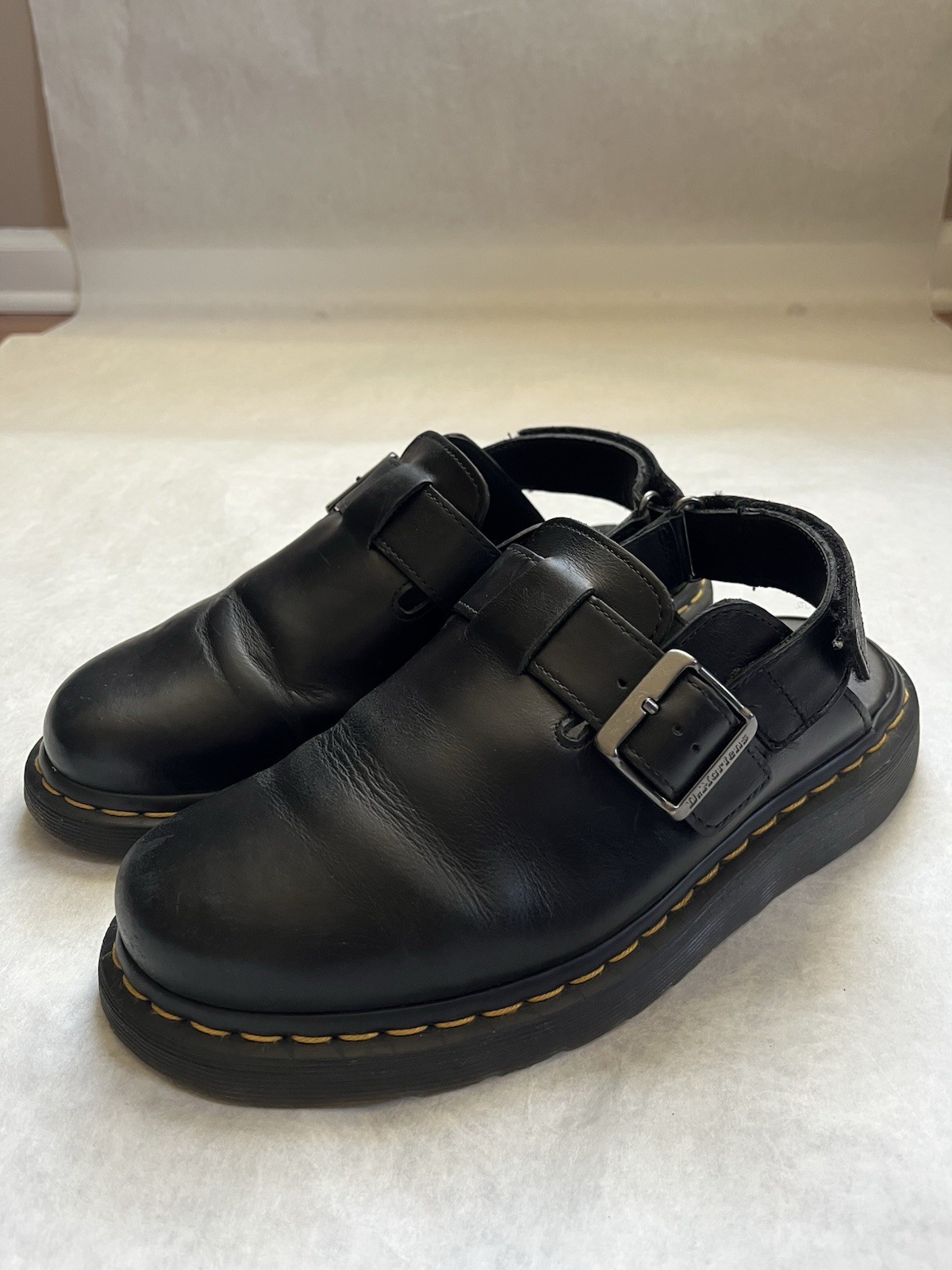 Dr. Doc Martens Jorge II Leather Slingback Mules Mens 9 US B