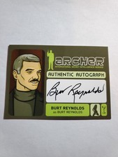 Burt Reynolds 2013 Archer Card #A15 - Signed 2013 On Card Auto SSP Rare