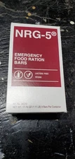 Katadyn NRG-5 Emergency Food Ration expires 2044 9 bars per box