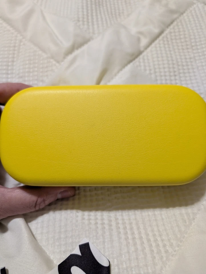 Желтый Marc Jacobs очки/солнцезащитные очки жесткий чехол и чистящая ткань - Изображение 2 из 4
