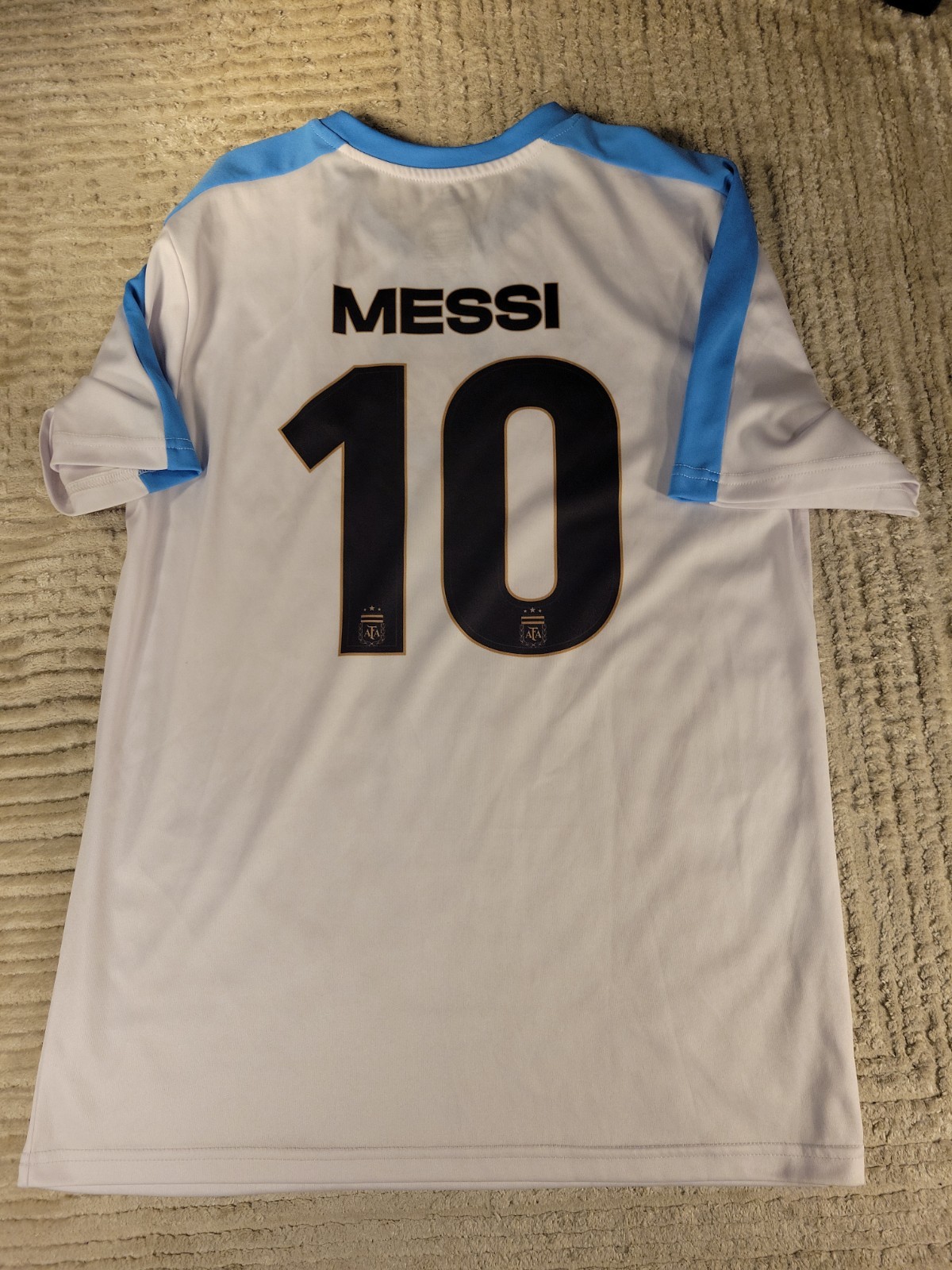 Lionel Messi AFA Argentina Soccer Jersey Futbol Mens Small Adult Shirt