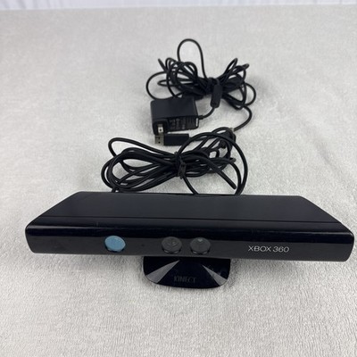 Official Microsoft Xbox 360 Black Kinect Sensor Bar Model 1414 w/ac adapter
