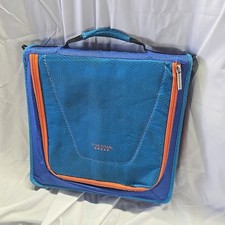 Vintage Mead Five Star First Gear Zipper Binder 3 2" Ring Blue Orange