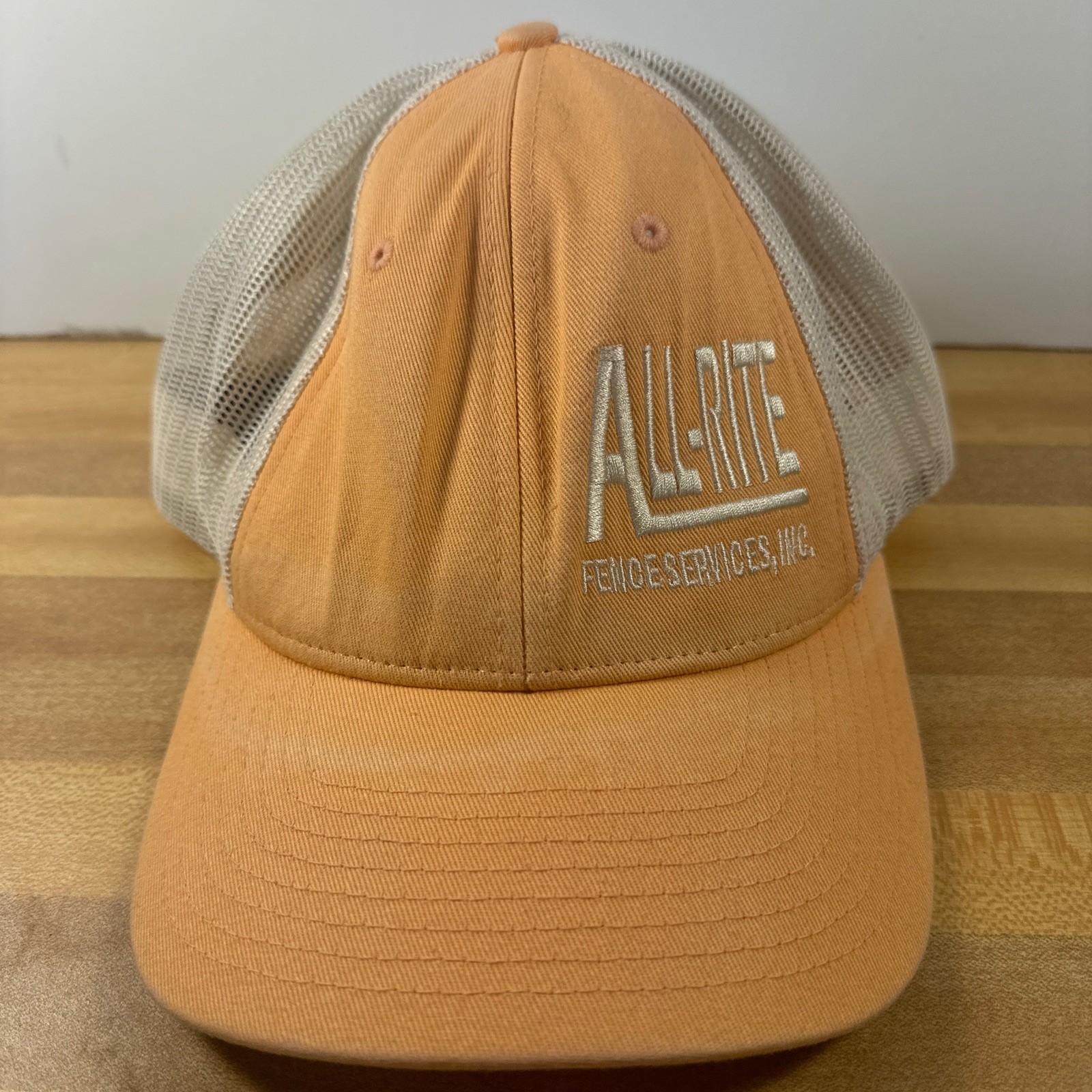 Orange All Rite Fenoe Services Hat Adjustable Adu… - image 3