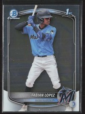2025 Bowman #BCP-19 Fabian Lopez Chrome Prospects