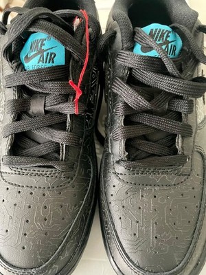 Nike Air Force 1 Space Jam Computer Chip, black, Größe 38,5