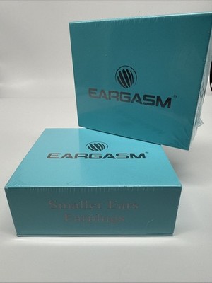2 NEW Eargasm Smaller Ear Earplugs for Concerts Musicians Motorcycles 15 Decibel