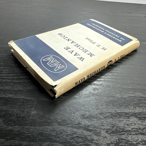 Wave Mechanics H. T. Flint Hardcover Book - Picture 7 of 8