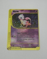 Mew 55/165 E-reader Expedition Holo Custom Gold Metal Fan Art Collectible Card