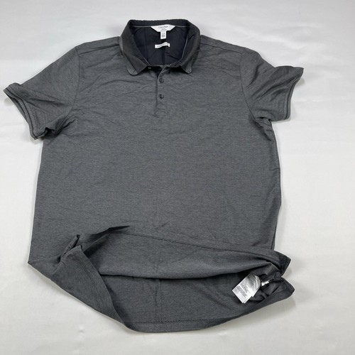 Calvin Klein Men’s Body Fit Polo Shirt Size XL Short Sleeve Grey Casual - Picture 4 of 17