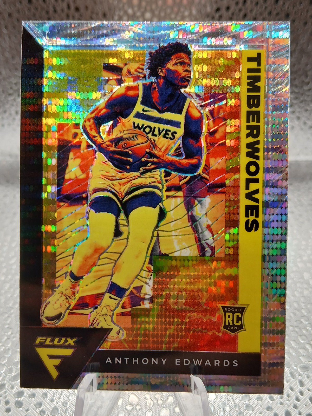 2020-21 Panini Flux - Rookies Anthony Edwards #202 Pulsar Prizm (RC)