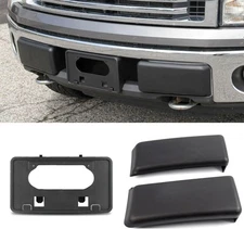Compatible with 2009-2014 F150 Bumper Guards Pads Insert Replacements+Front Lice